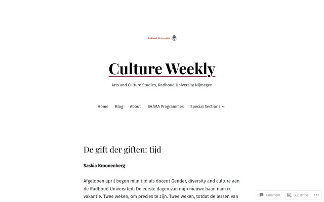 De gift der giften: tijd